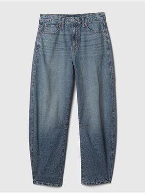 Women’s High-Rise Barrel Cut Jeans